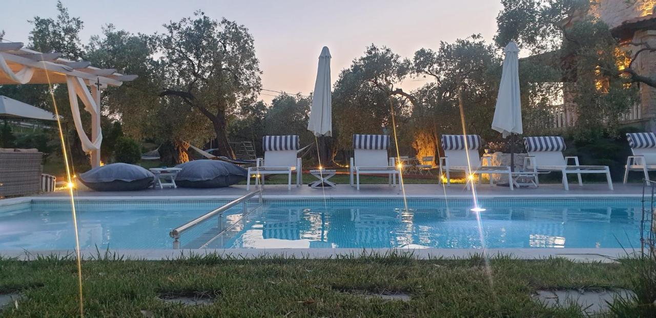 Fokas Luxury Villa Prínos エクステリア 写真