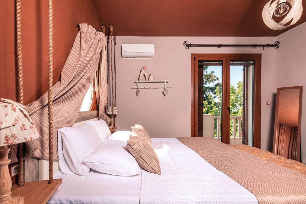 Fokas Luxury Villa Prínos エクステリア 写真