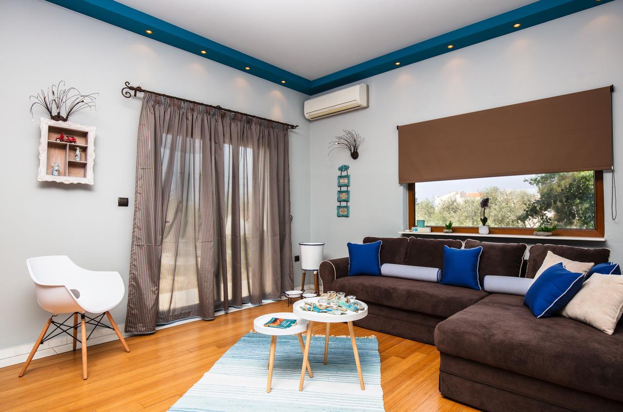 Fokas Luxury Villa Prínos エクステリア 写真