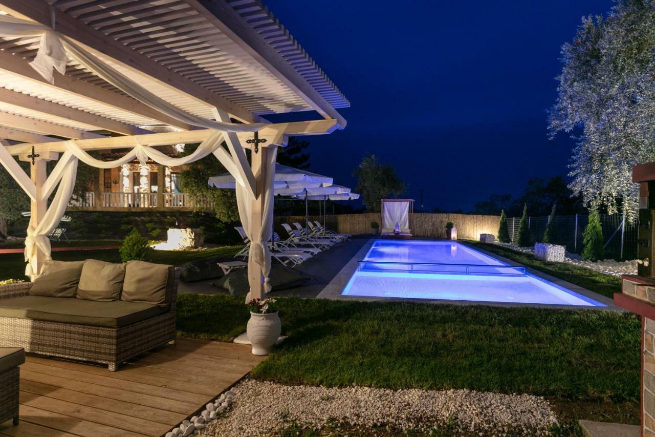 Fokas Luxury Villa Prínos エクステリア 写真