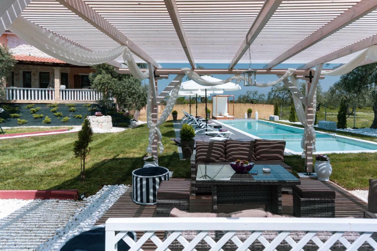 Fokas Luxury Villa Prínos エクステリア 写真